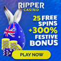 Ripper Casino
                                                  300% + 100 Spins