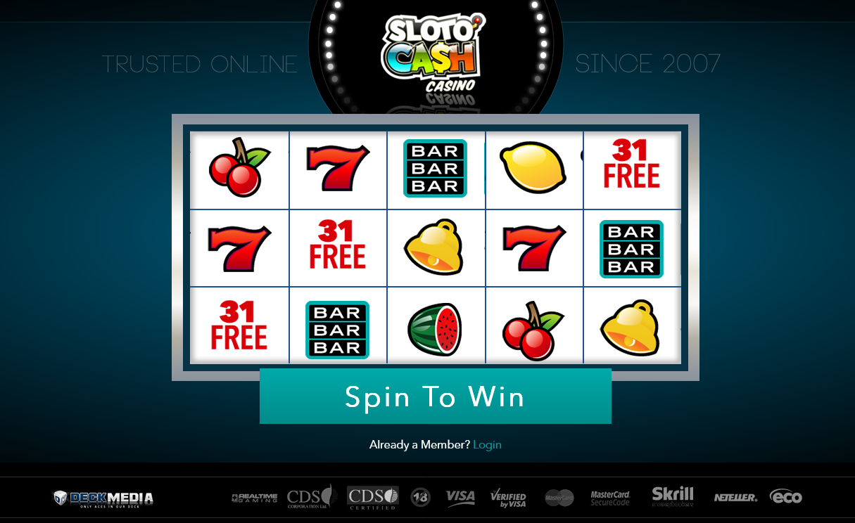 Slotocash 20
                                  Free Spin to Win Slot